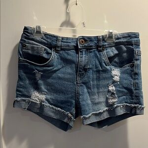 Lucky Brand Blue Distressed Jean Shorts